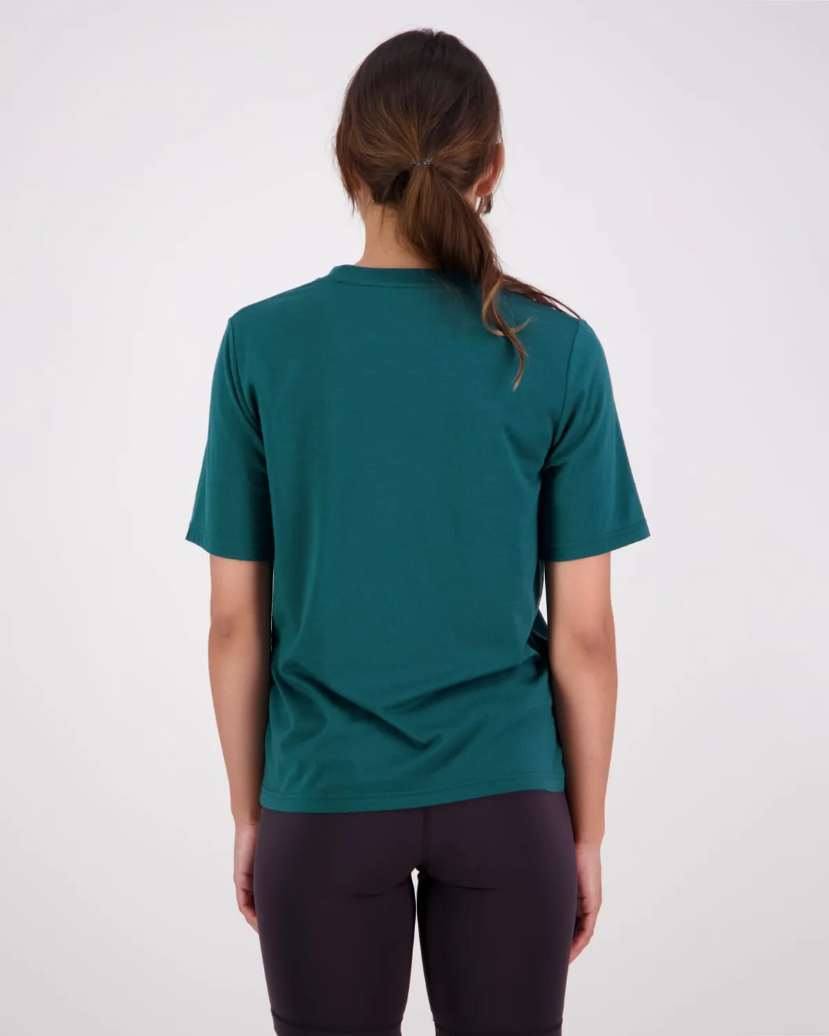 Icon Merino T-Shirt - Evergreen