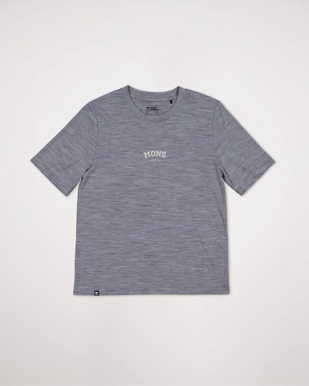 Icon Merino T-Shirt - Grey Heather