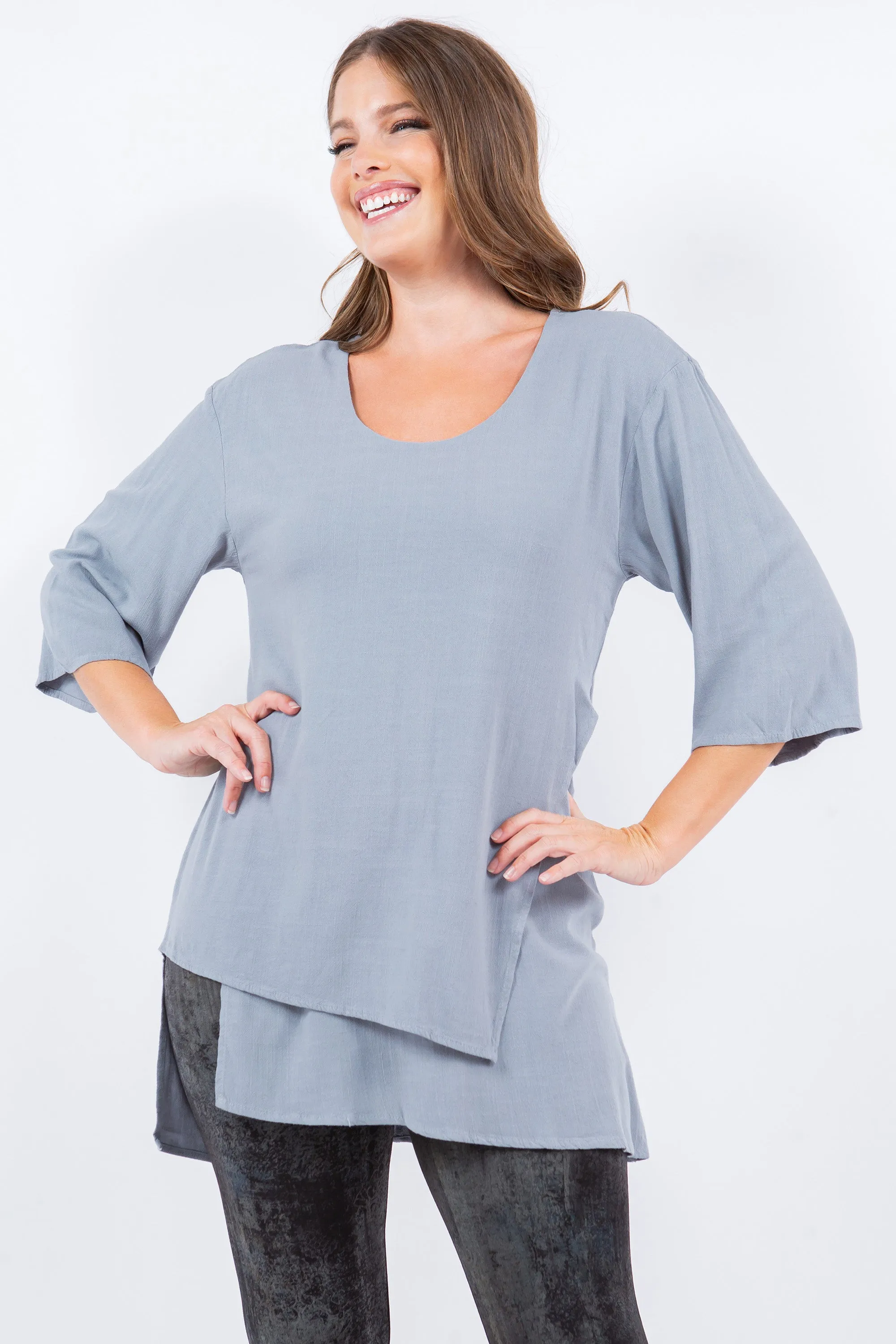 Layered Asymmetrical Tunic