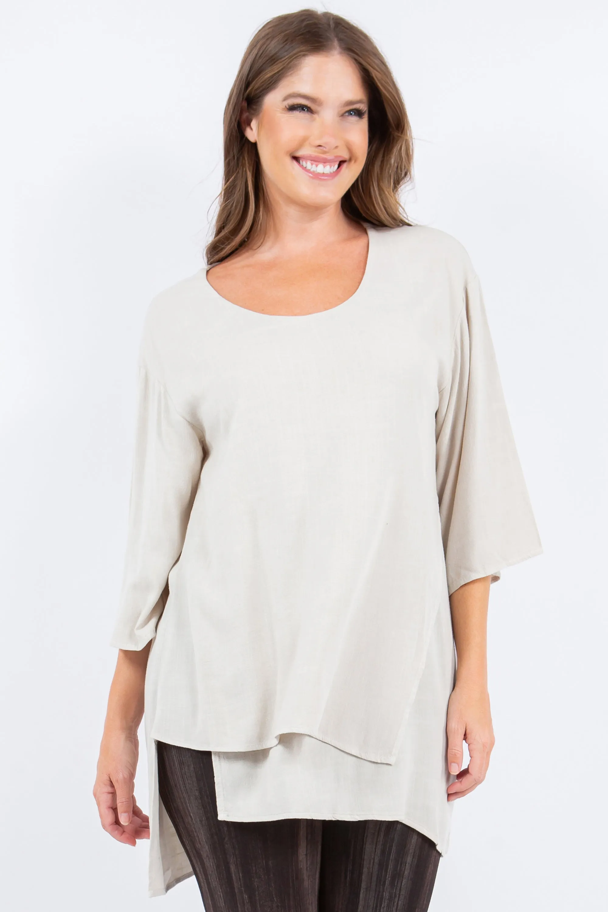 Layered Asymmetrical Tunic