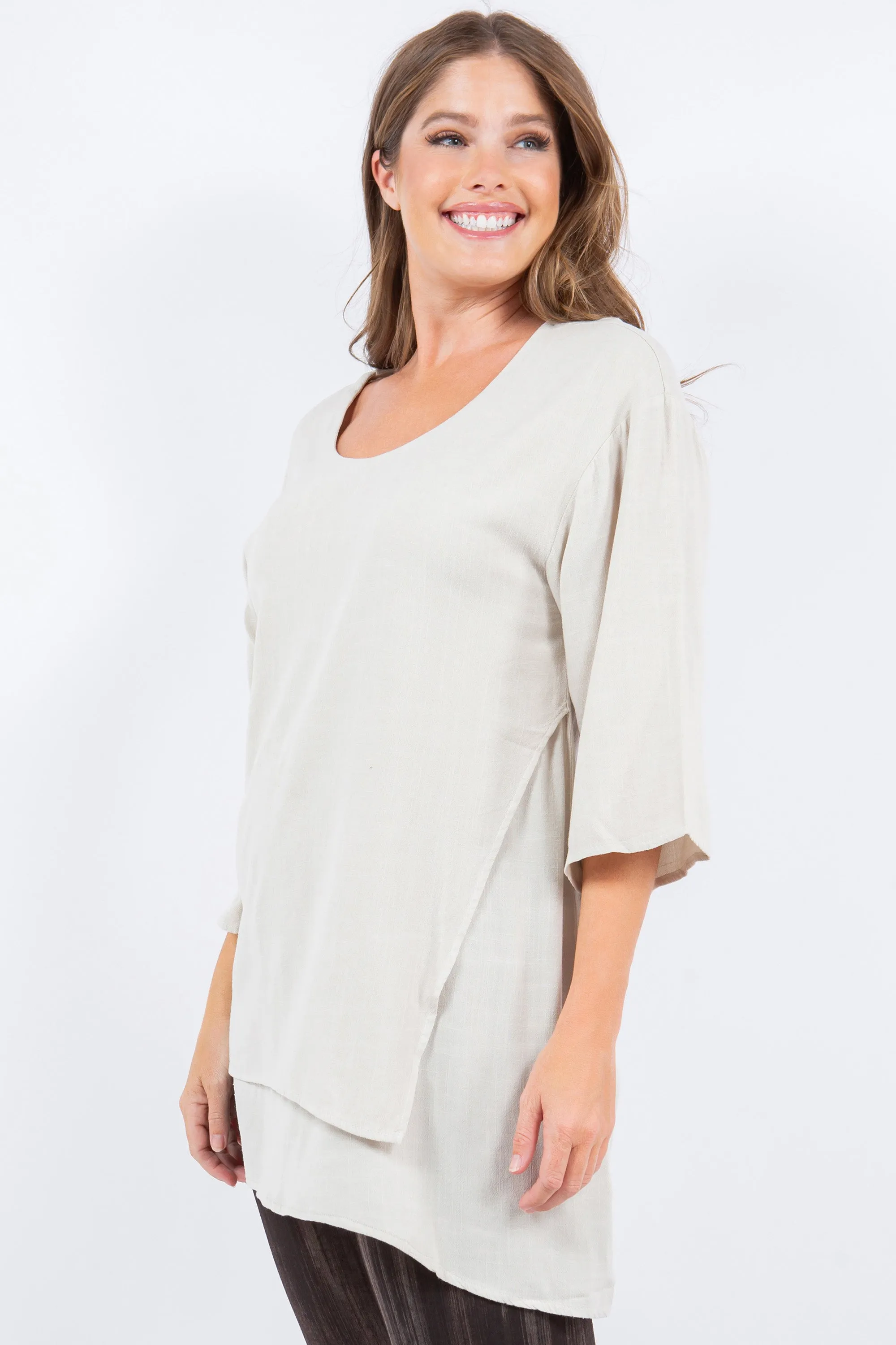 Layered Asymmetrical Tunic