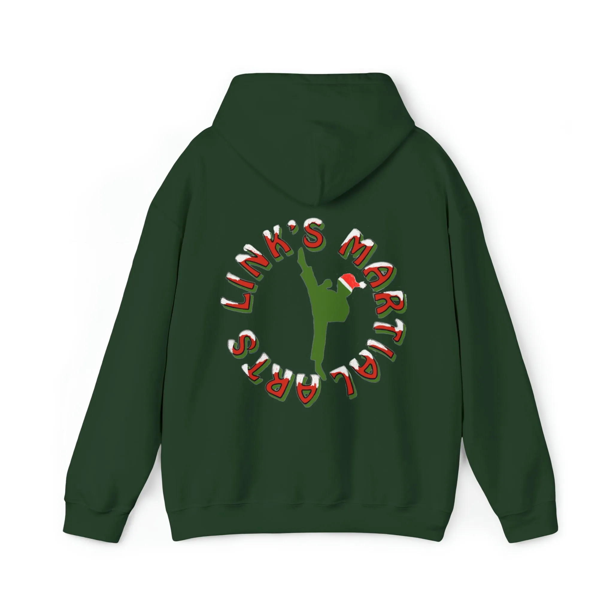 Link's Martial Arts Holiday Logo Unisex Heavy Blend™ Hooded Sweatshirt