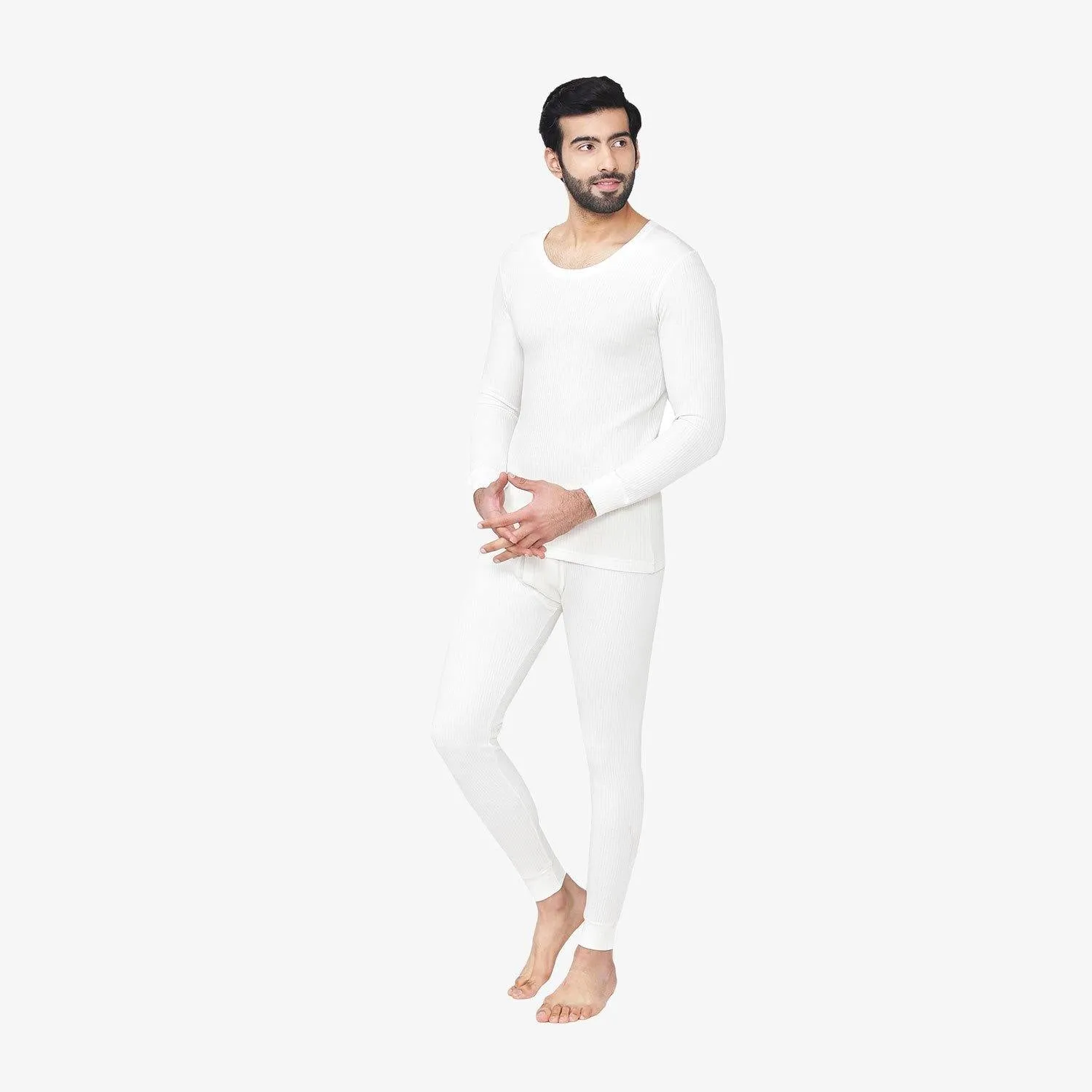 Men's Plain Regular Fit Thermal Bottom