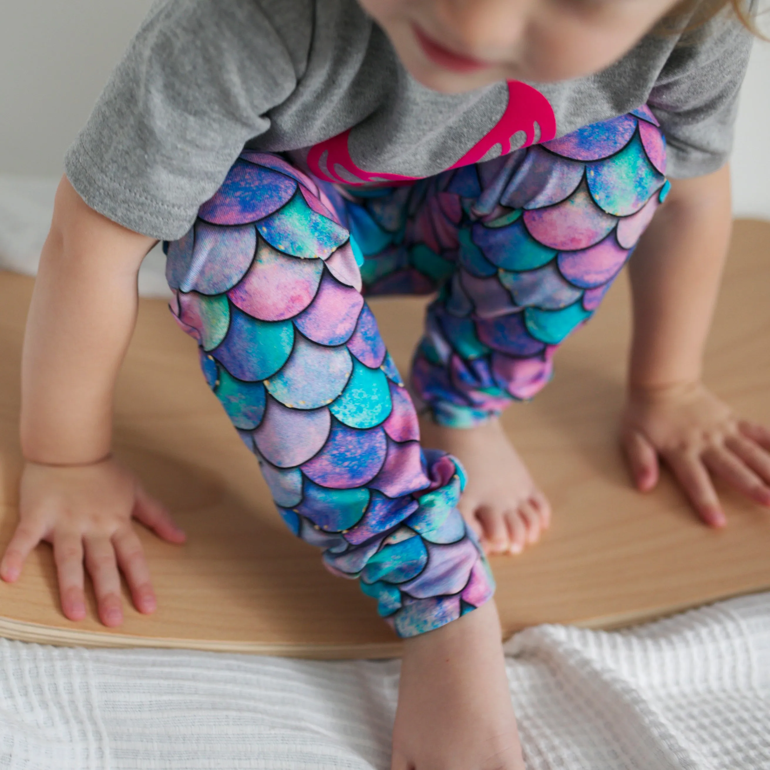 Mermaid Child & Baby Leggings 0-9 Years