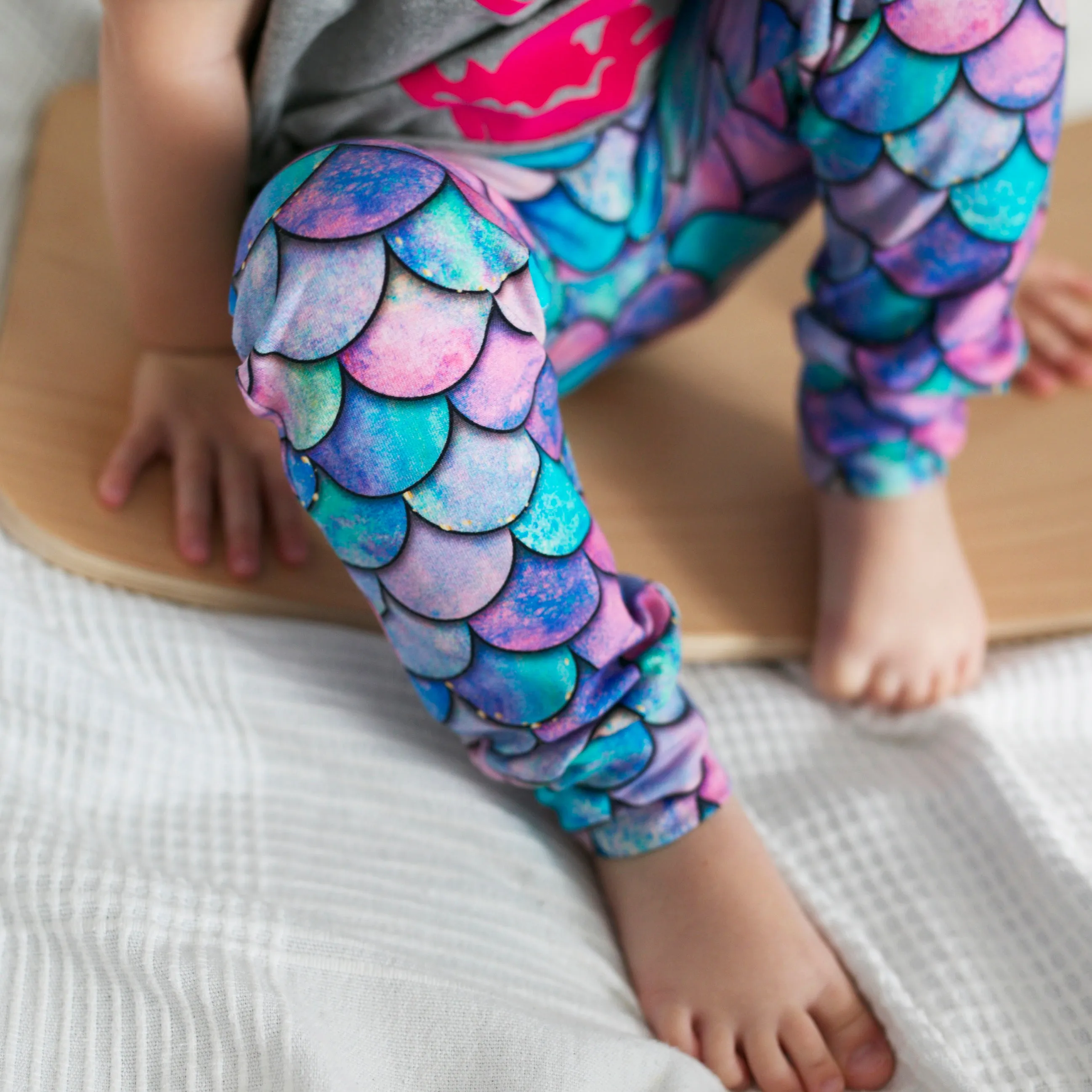 Mermaid Child & Baby Leggings 0-9 Years