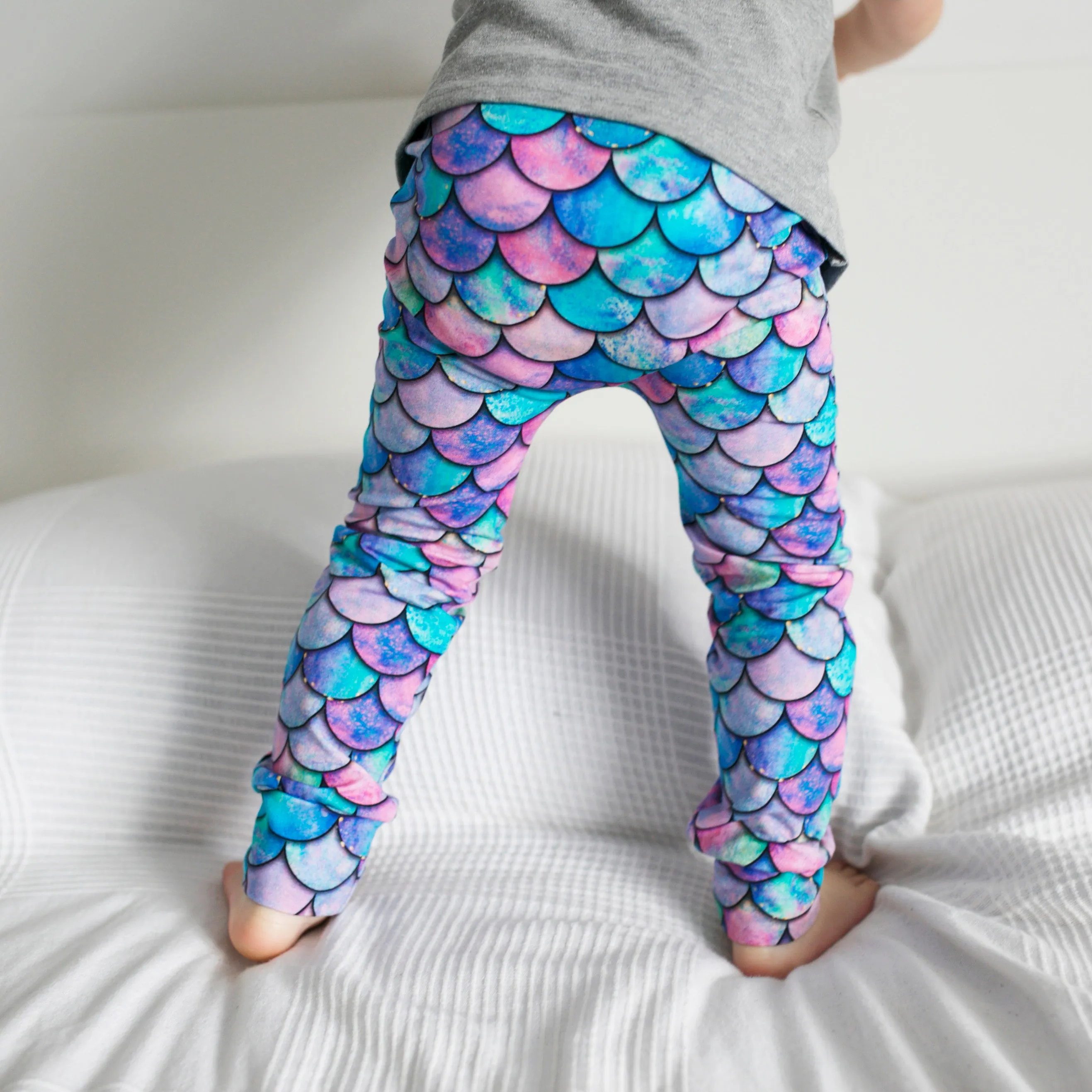 Mermaid Child & Baby Leggings 0-9 Years