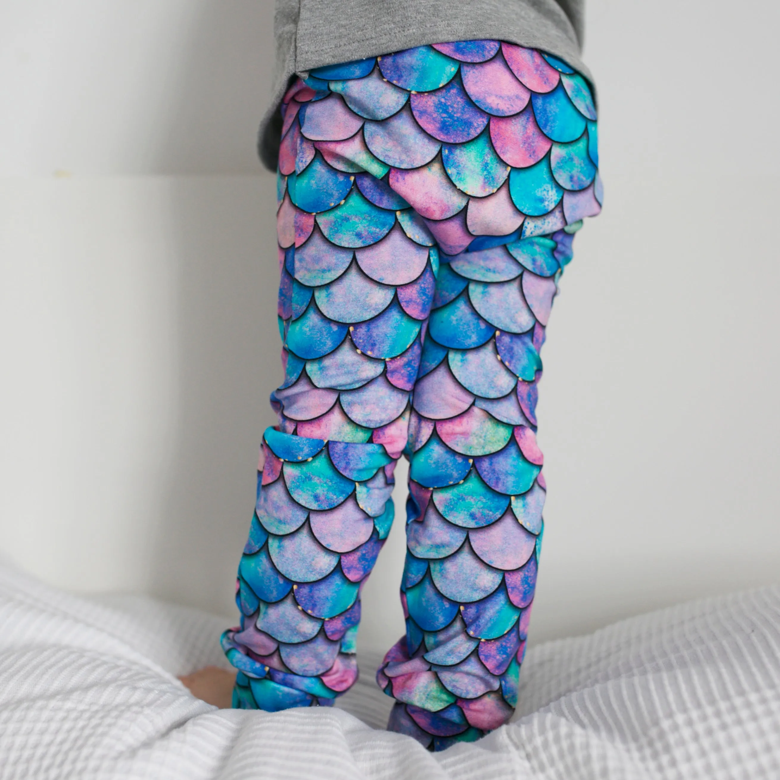 Mermaid Child & Baby Leggings 0-9 Years