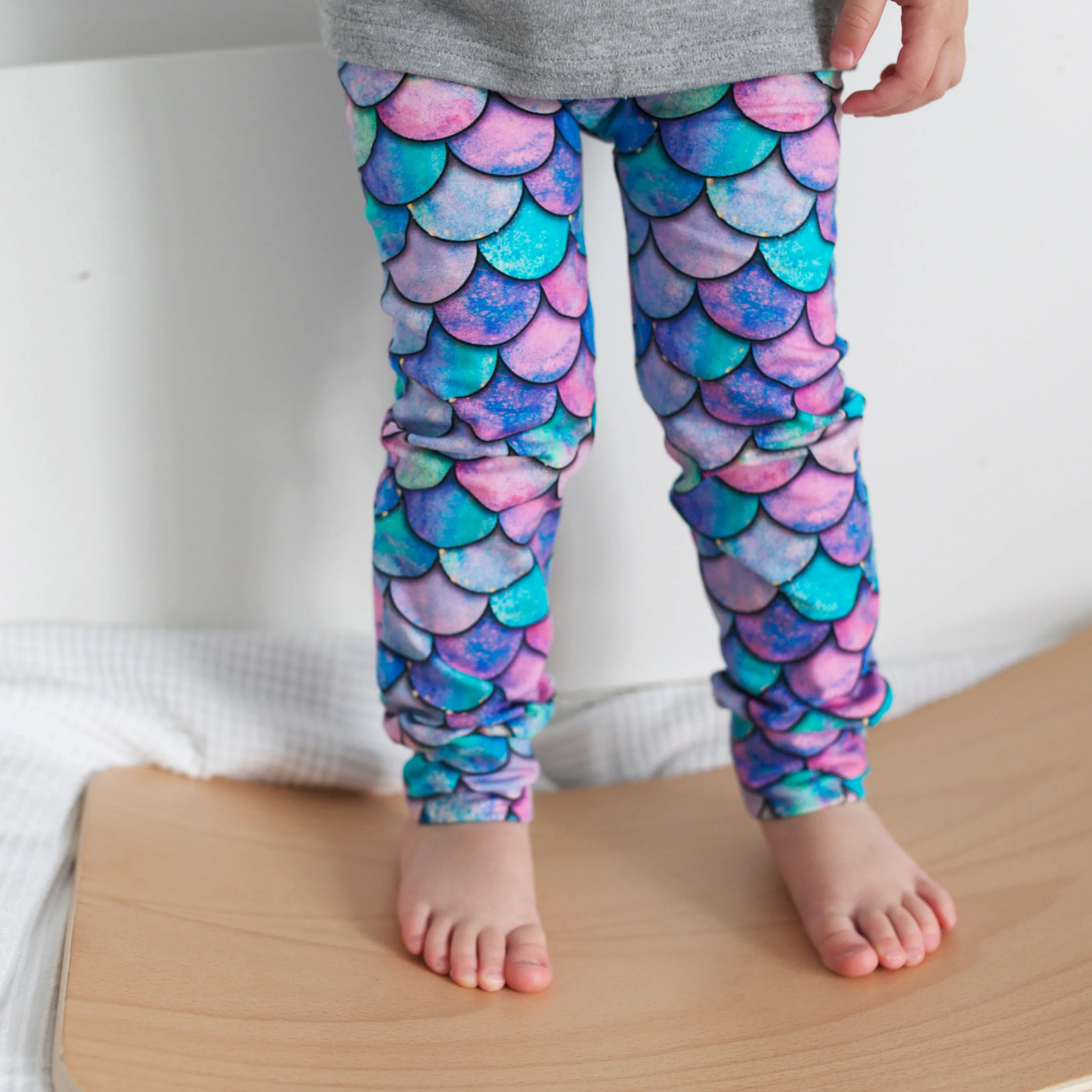 Mermaid Child & Baby Leggings 0-9 Years