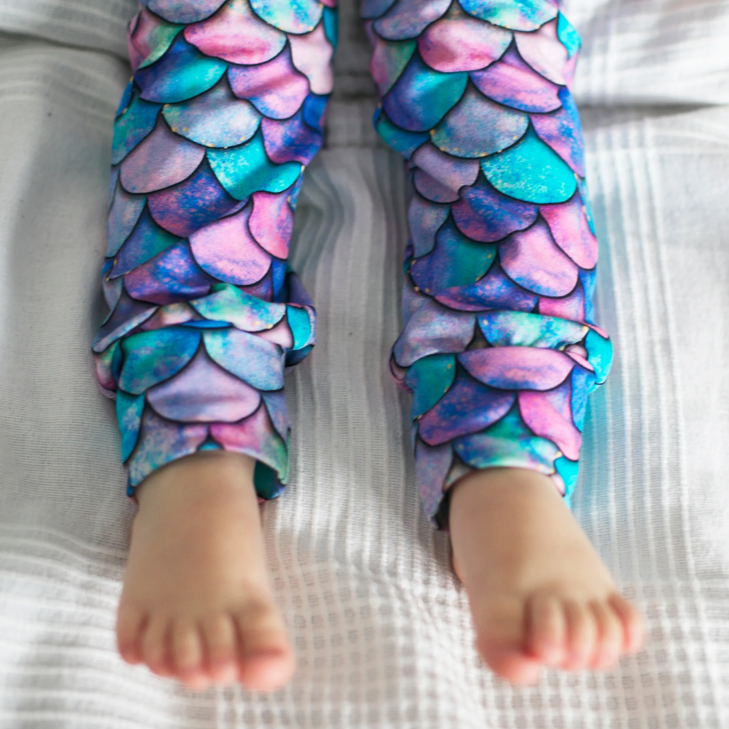 Mermaid Child & Baby Leggings 0-9 Years