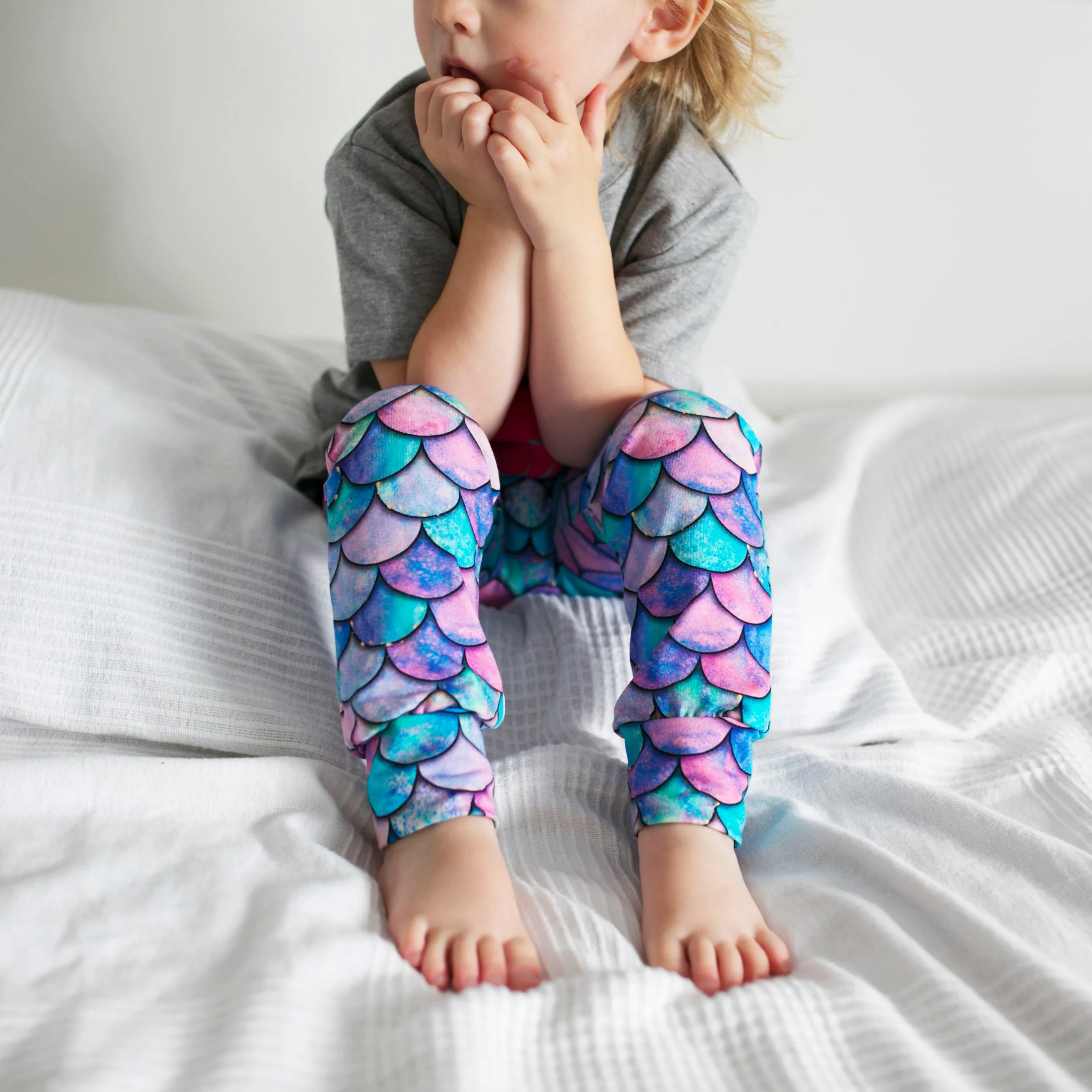 Mermaid Child & Baby Leggings 0-9 Years