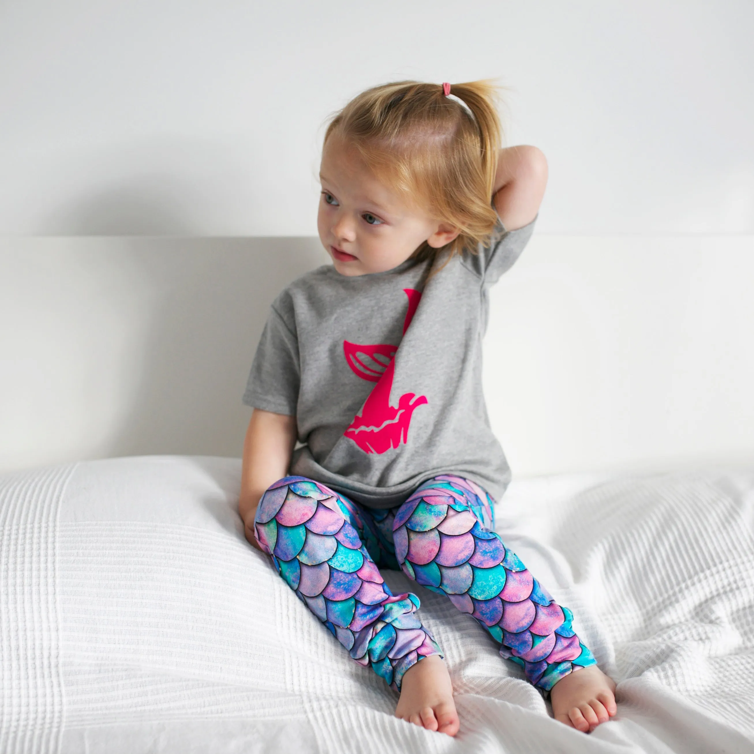 Mermaid Child & Baby Leggings 0-9 Years