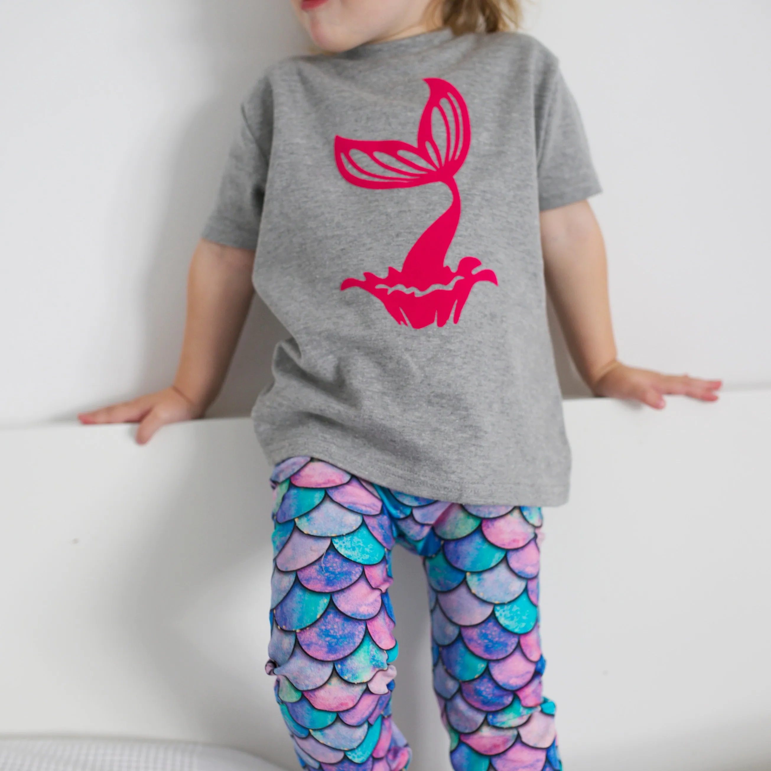 Mermaid Child & Baby Leggings 0-9 Years