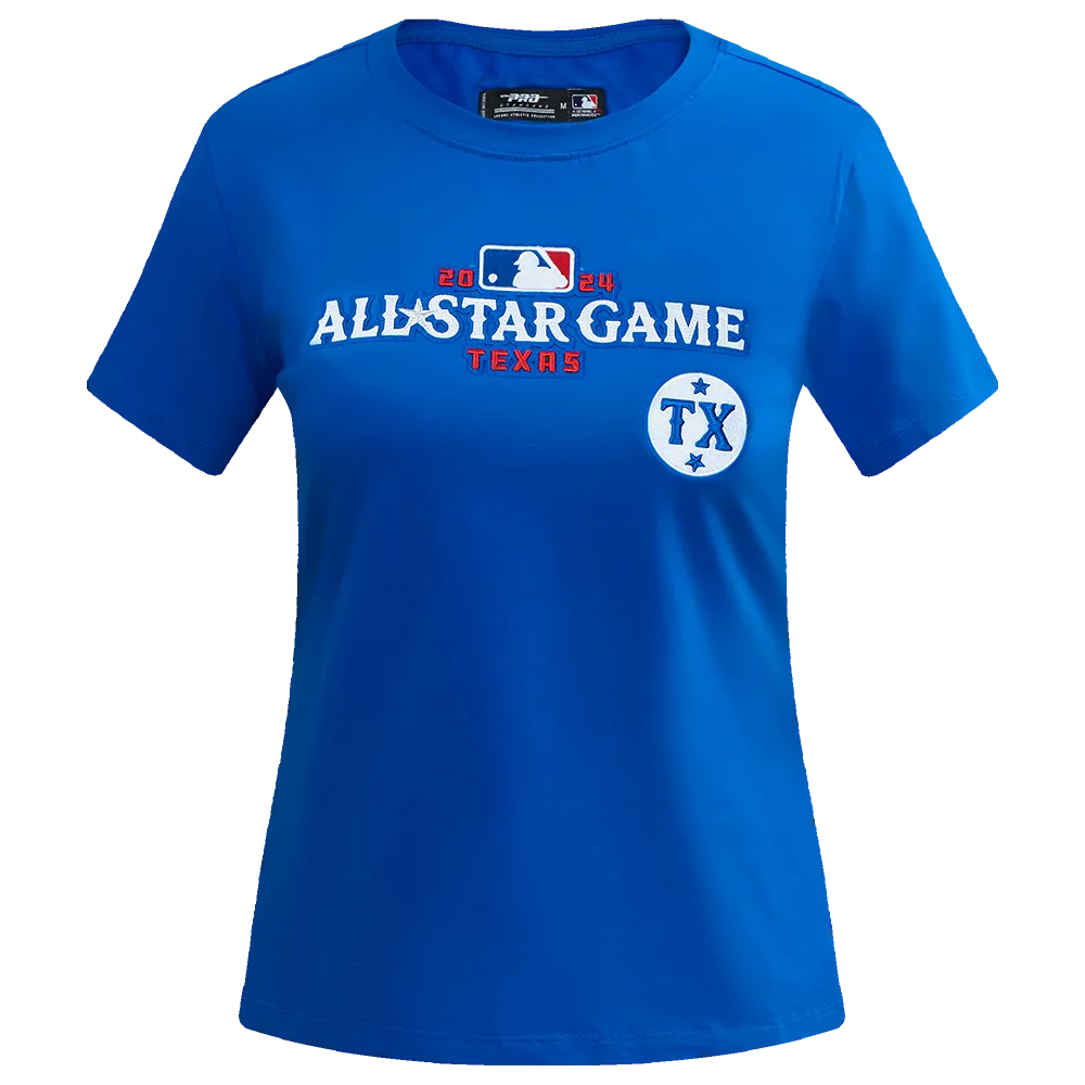 MLB ALL STAR 2024 WOMEN'S SJ SLIM FIT TEE (ROYAL BLUE)