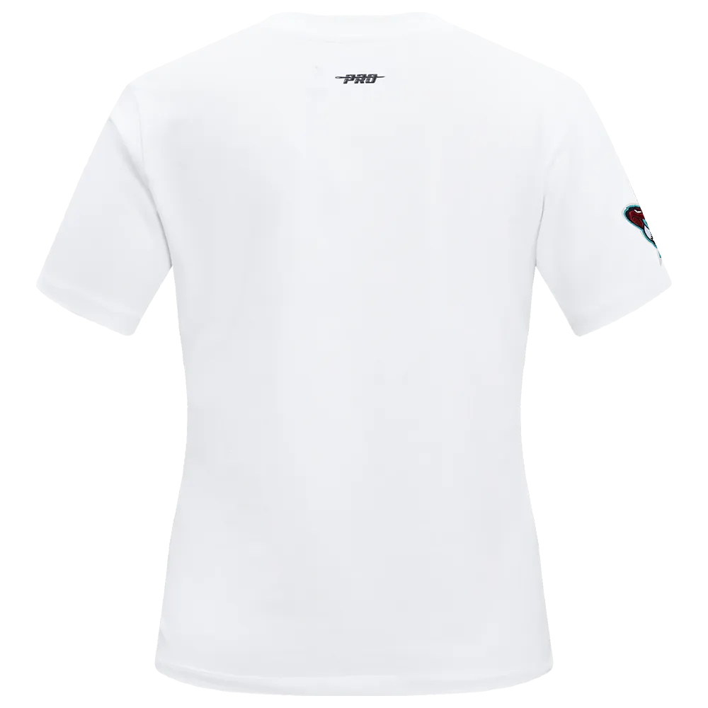 MLB ARIZONA DIAMONDBACKS CLASSIC WOMEN'S SJ SLIM FIT TEE (WHITE)