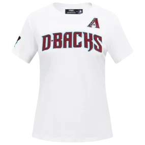 MLB ARIZONA DIAMONDBACKS CLASSIC WOMEN'S SJ SLIM FIT TEE (WHITE)