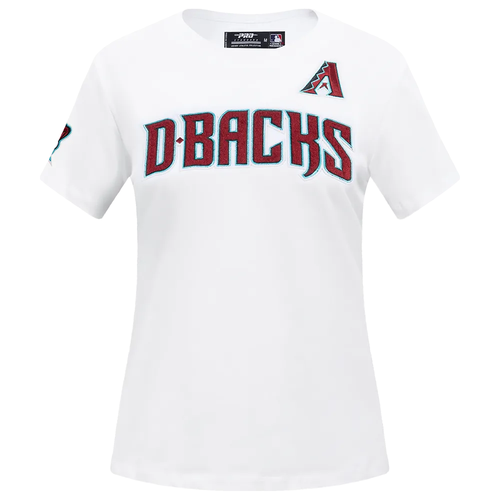 MLB ARIZONA DIAMONDBACKS CLASSIC WOMEN'S SJ SLIM FIT TEE (WHITE)