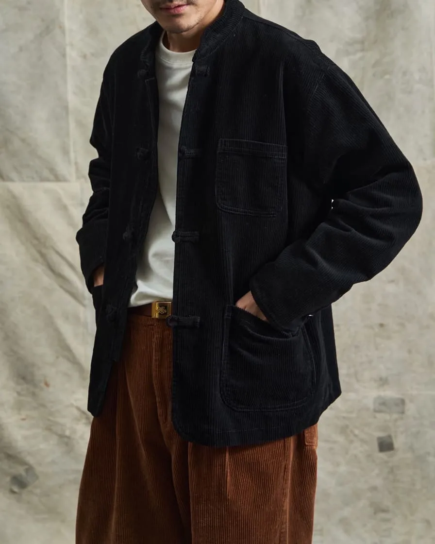 Monk Collar Chore Jacket