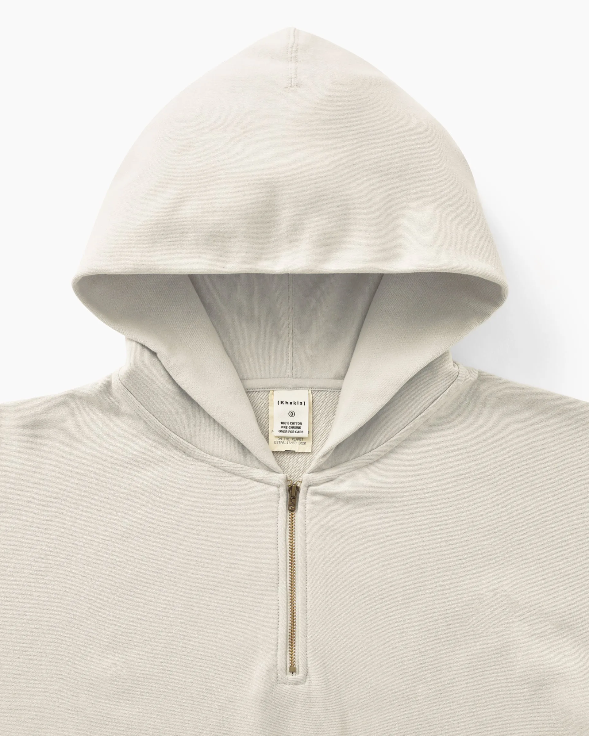 O.D Easy Zip Hoodie Natural