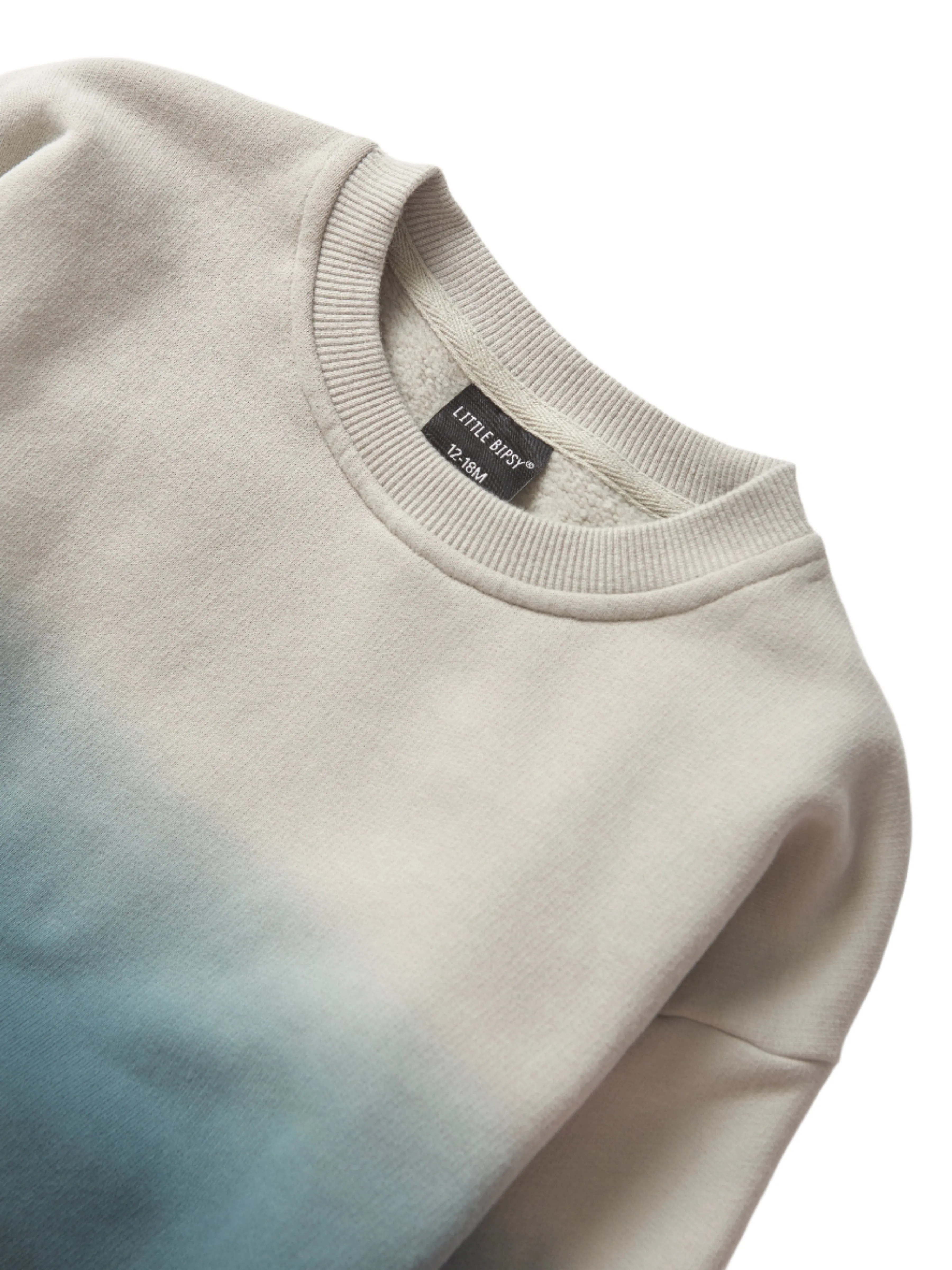 Ombre Elevated Crewneck - Night Fall