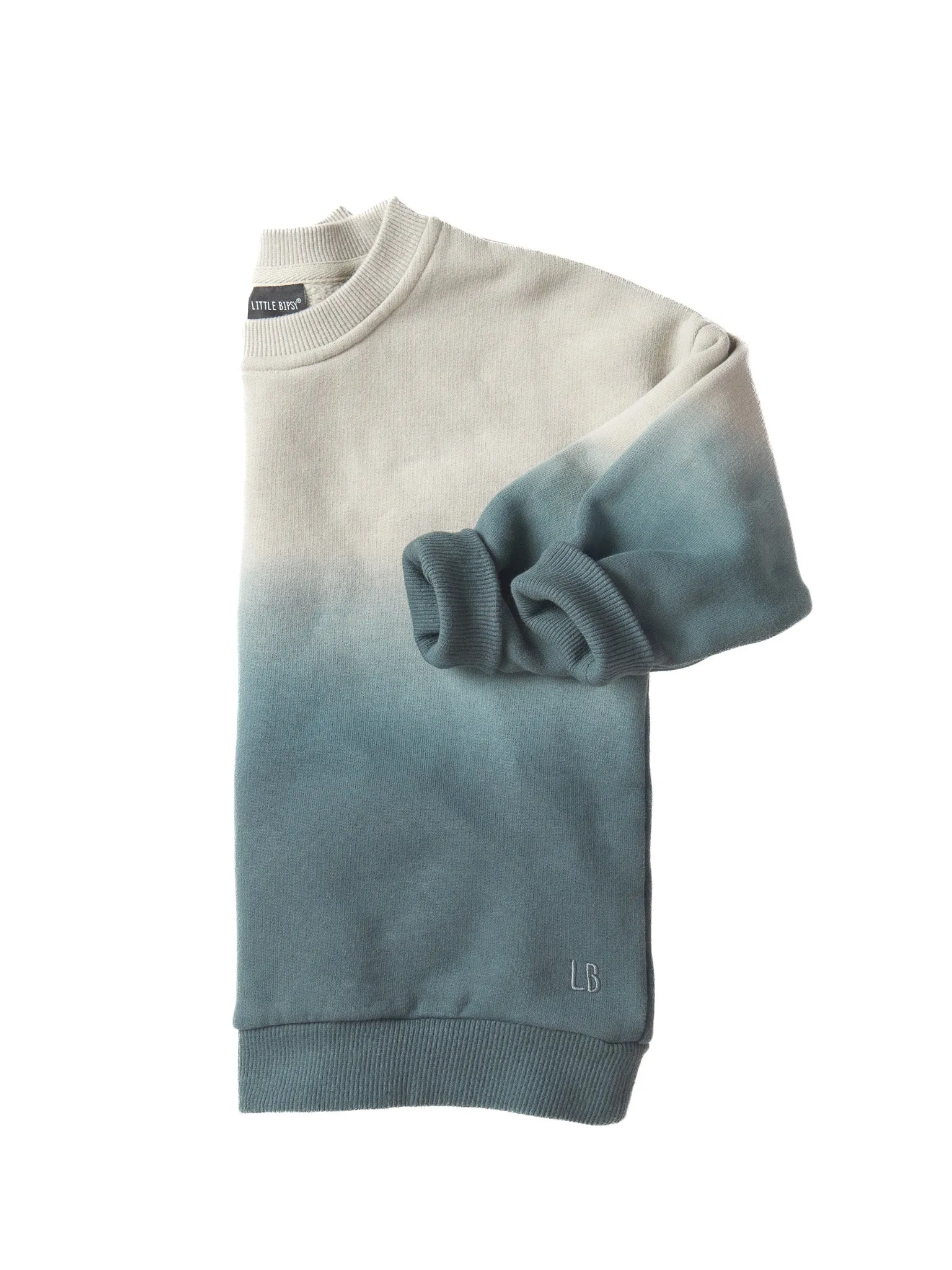 Ombre Elevated Crewneck - Night Fall