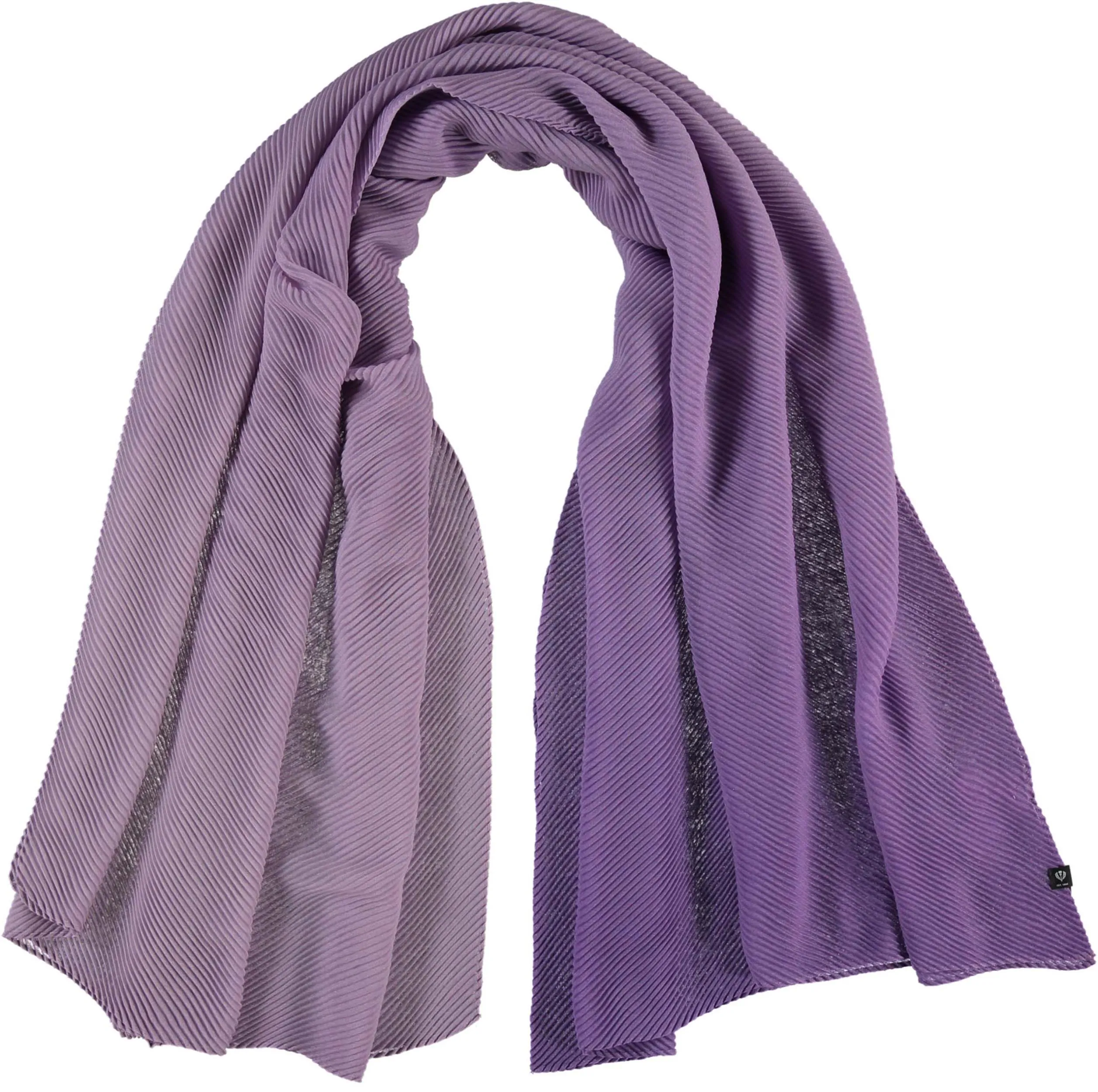 Ombre Polyester Plissé Wrap