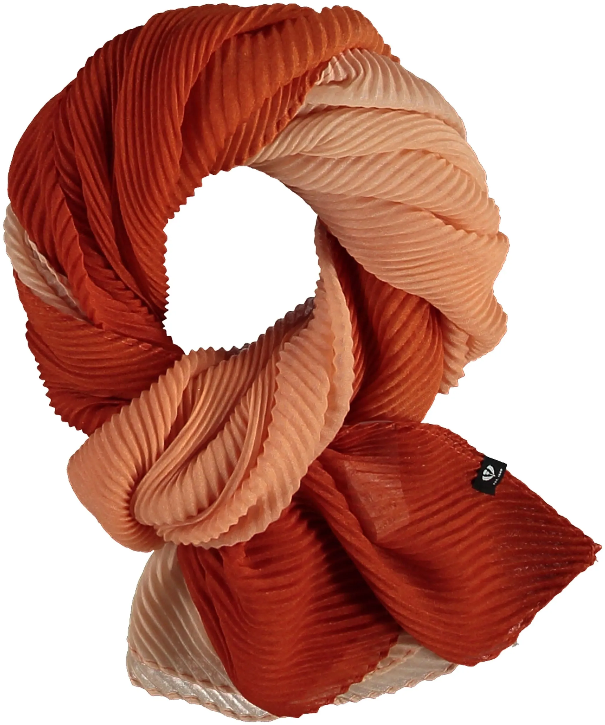 Ombre Polyester Plissé Wrap