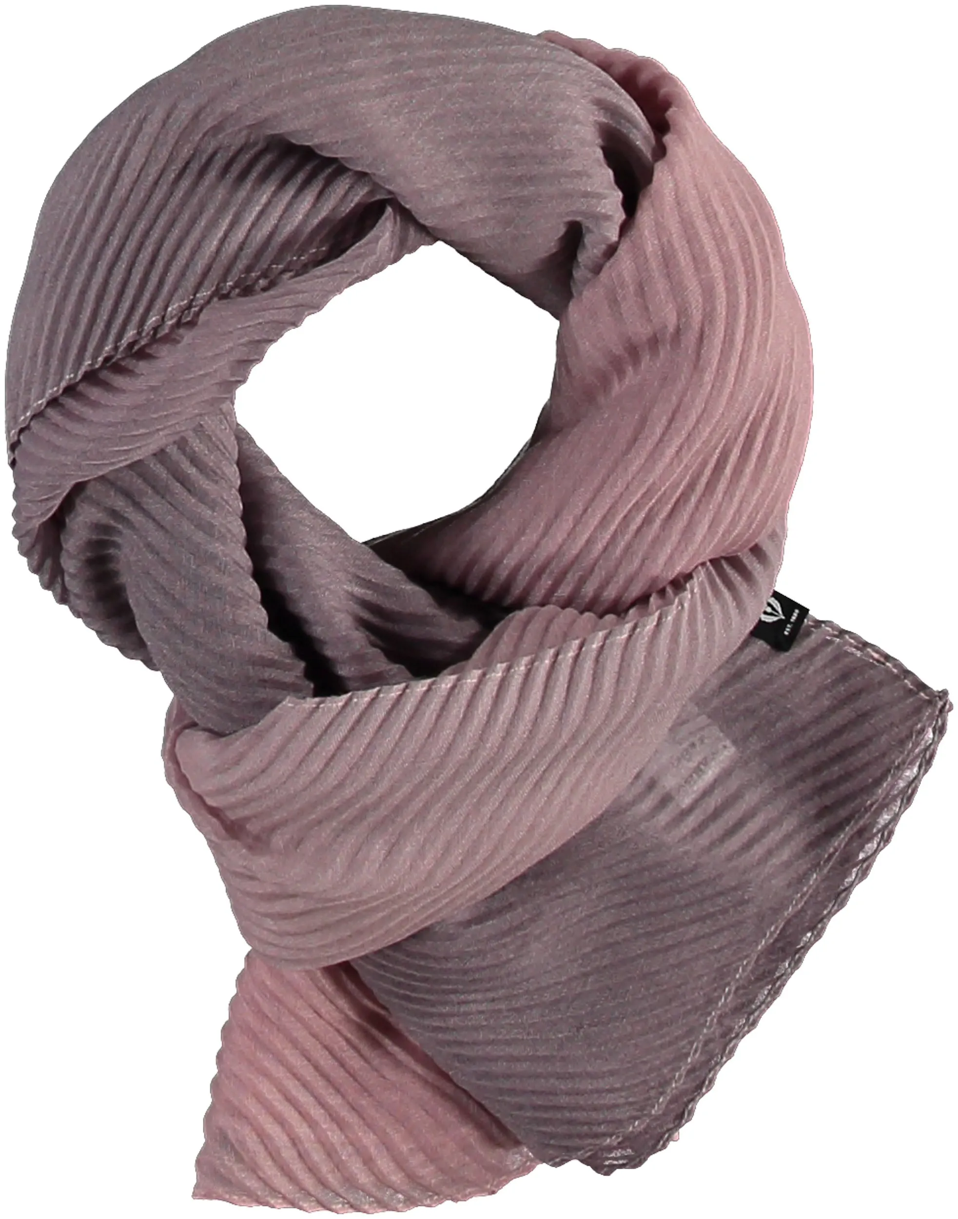 Ombre Polyester Plissé Wrap