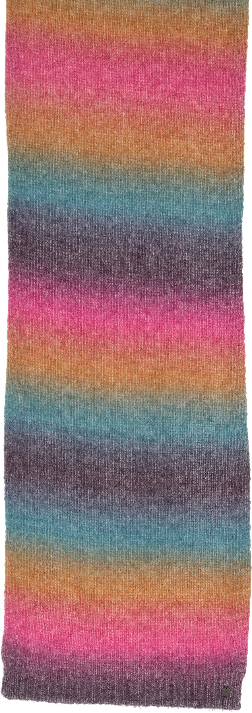 Ombre Stripe Knit Scarf