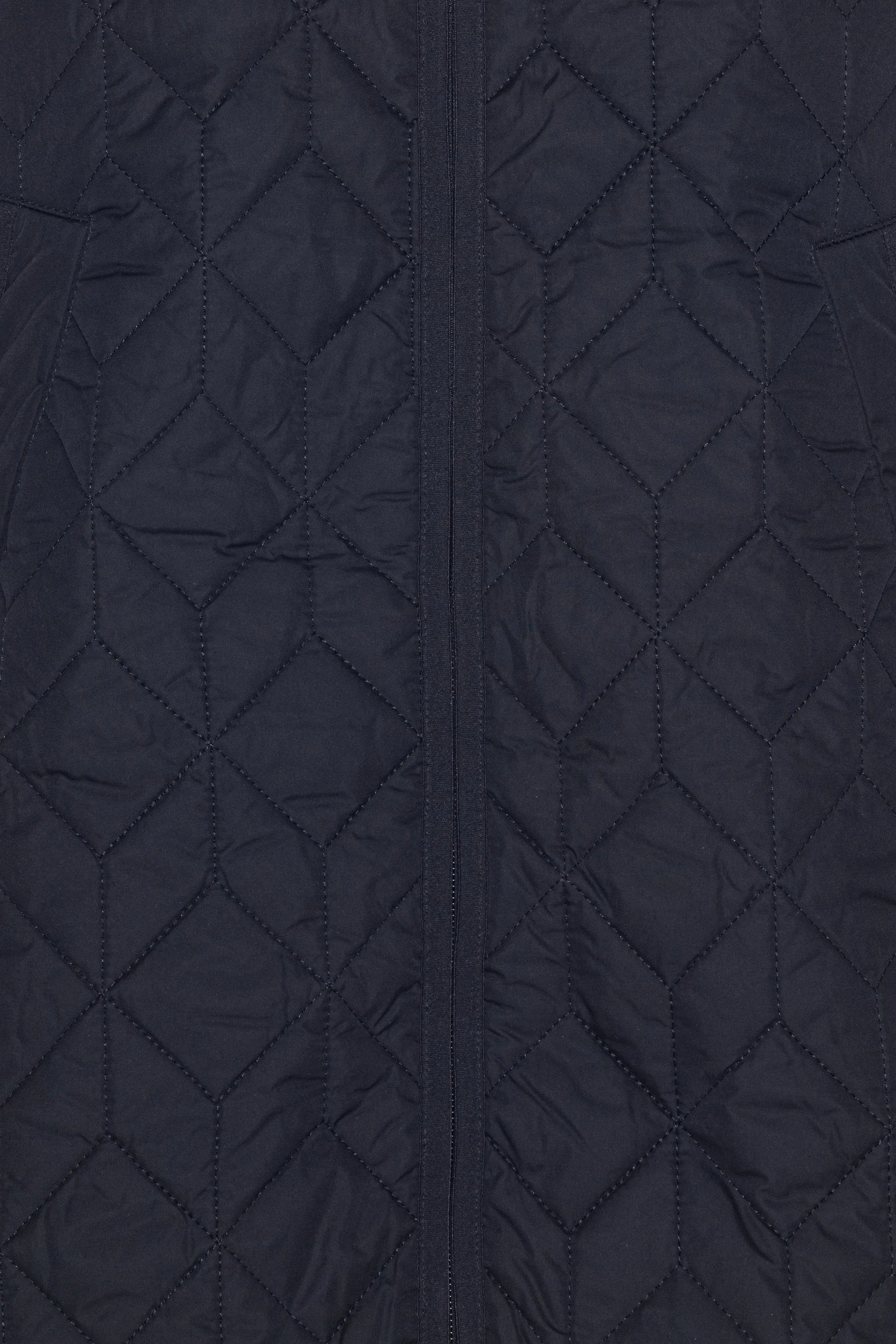 Padded Quilt Coat - Dark Indigo