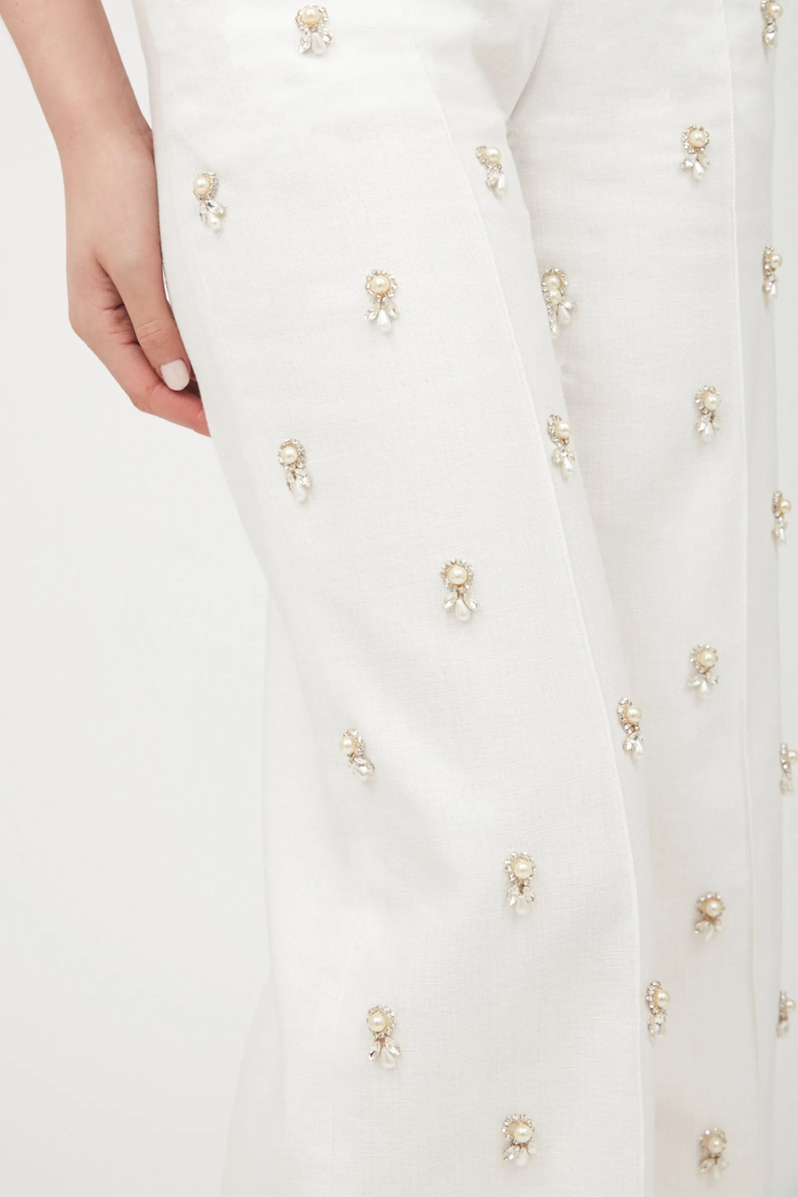 Pearl Beaded Trouser