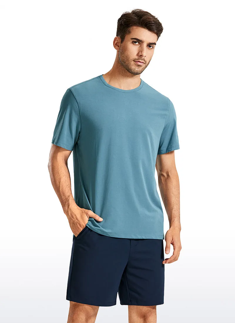 Pima Cotton Short Sleeves