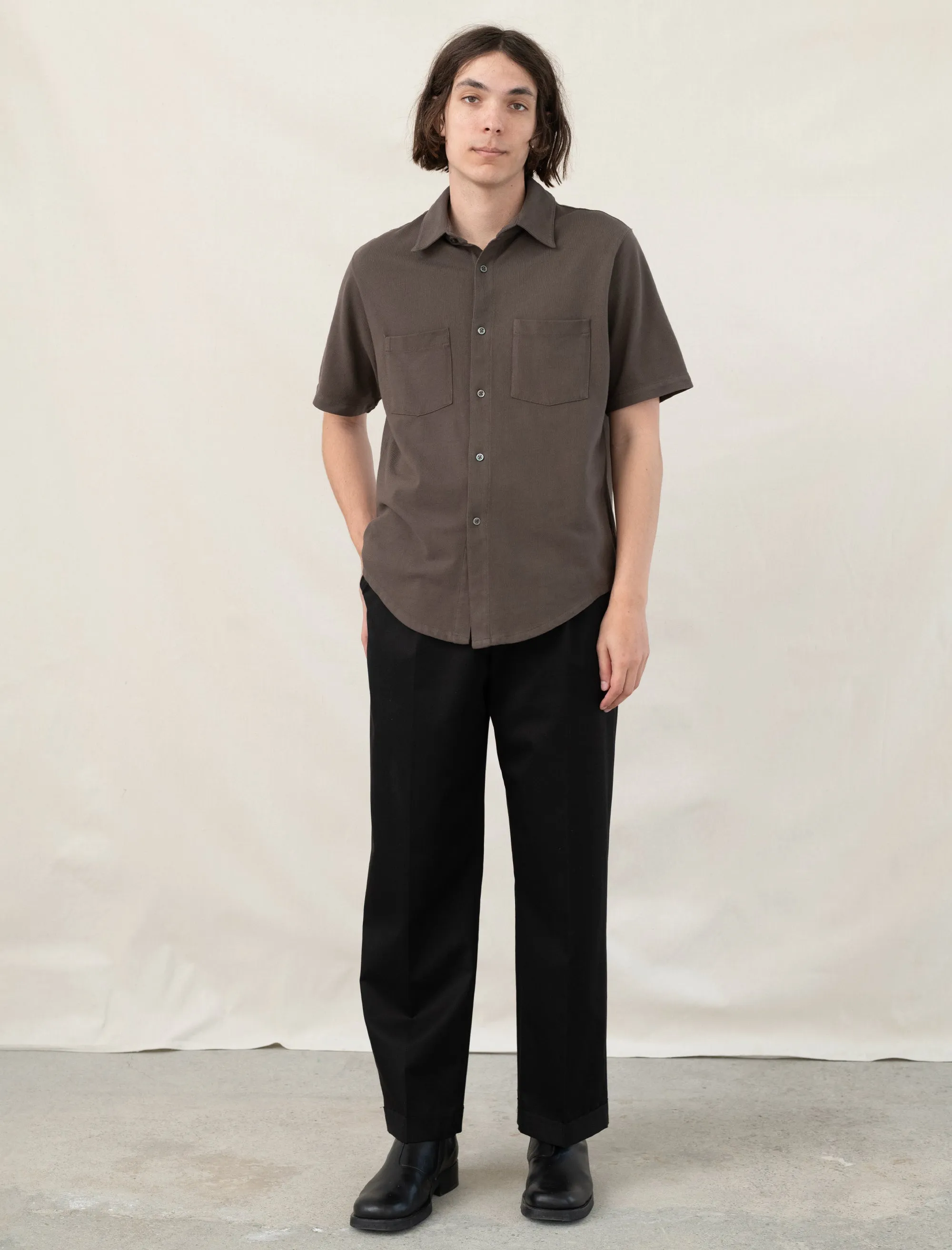 Pique Work Shirt (Bark)