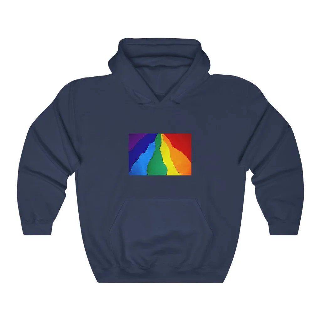 Rainbow Paper unisex hoodie