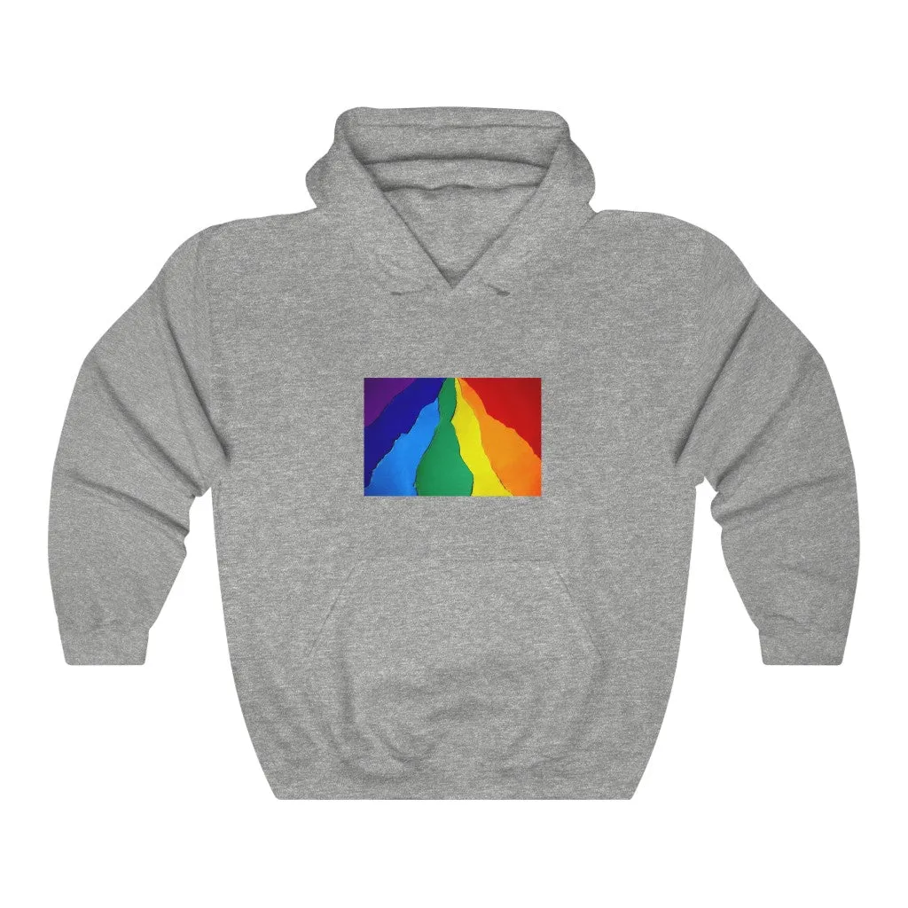 Rainbow Paper unisex hoodie