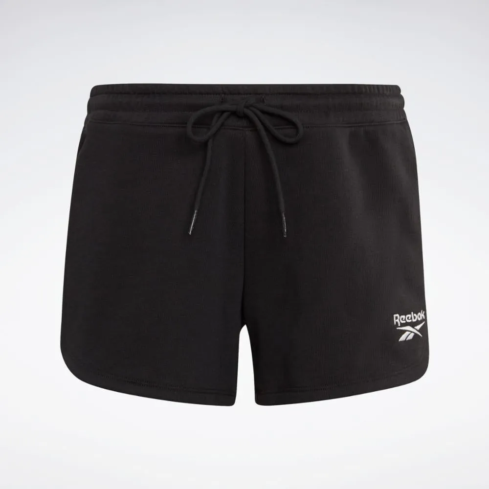 Reebok Apparel Women Reebok Identity French Terry Shorts BLACK