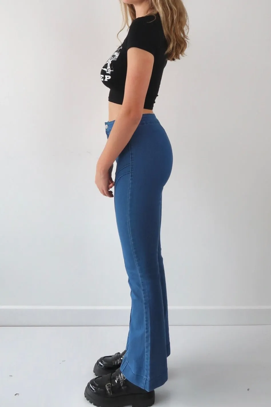 Roller girl flare jeans