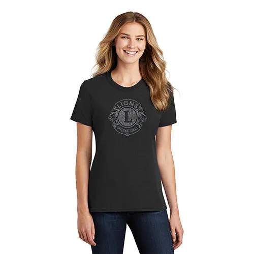 SHORT SLEEVE TEE WITH BLING LOGO