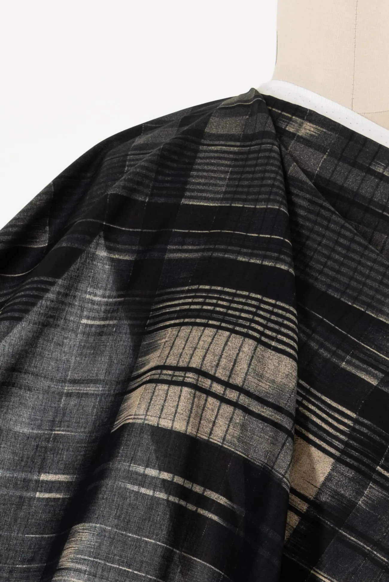 Smoky Plaid Italian Cotton Woven