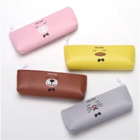 Solid Color Plain Pencil Case and Pouch