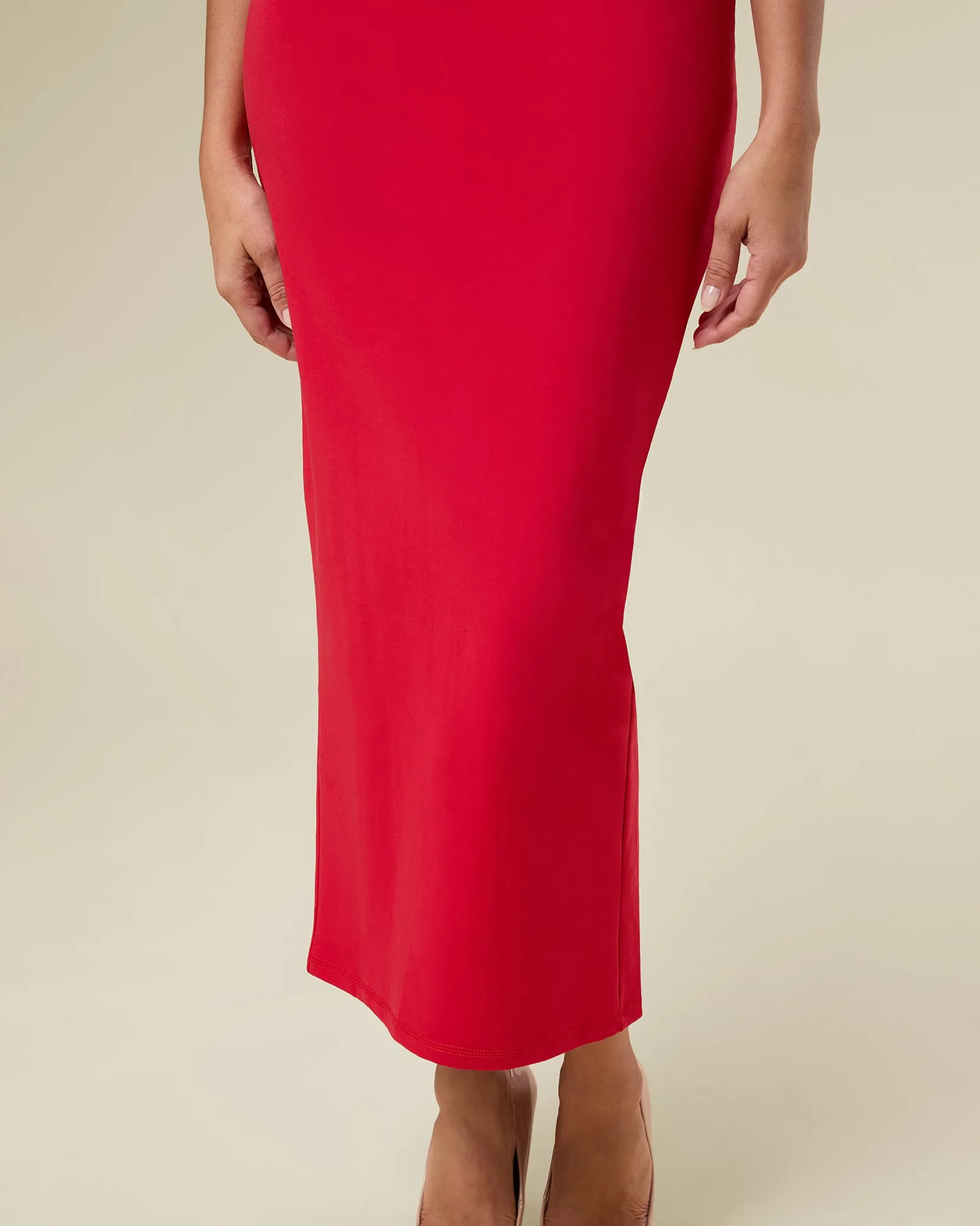 Square Neck Midi Dress