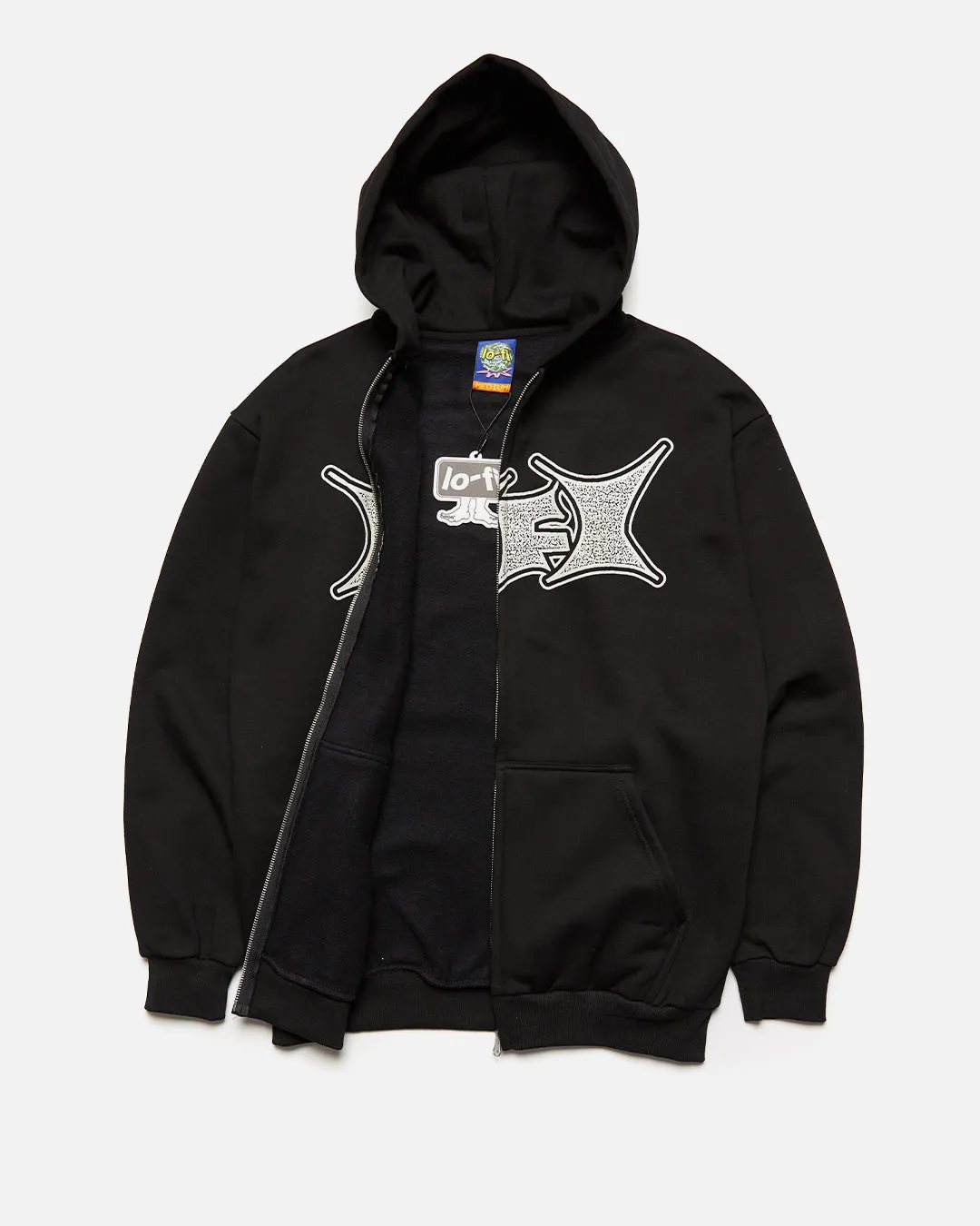 Static Zip-Thru Hood - Black