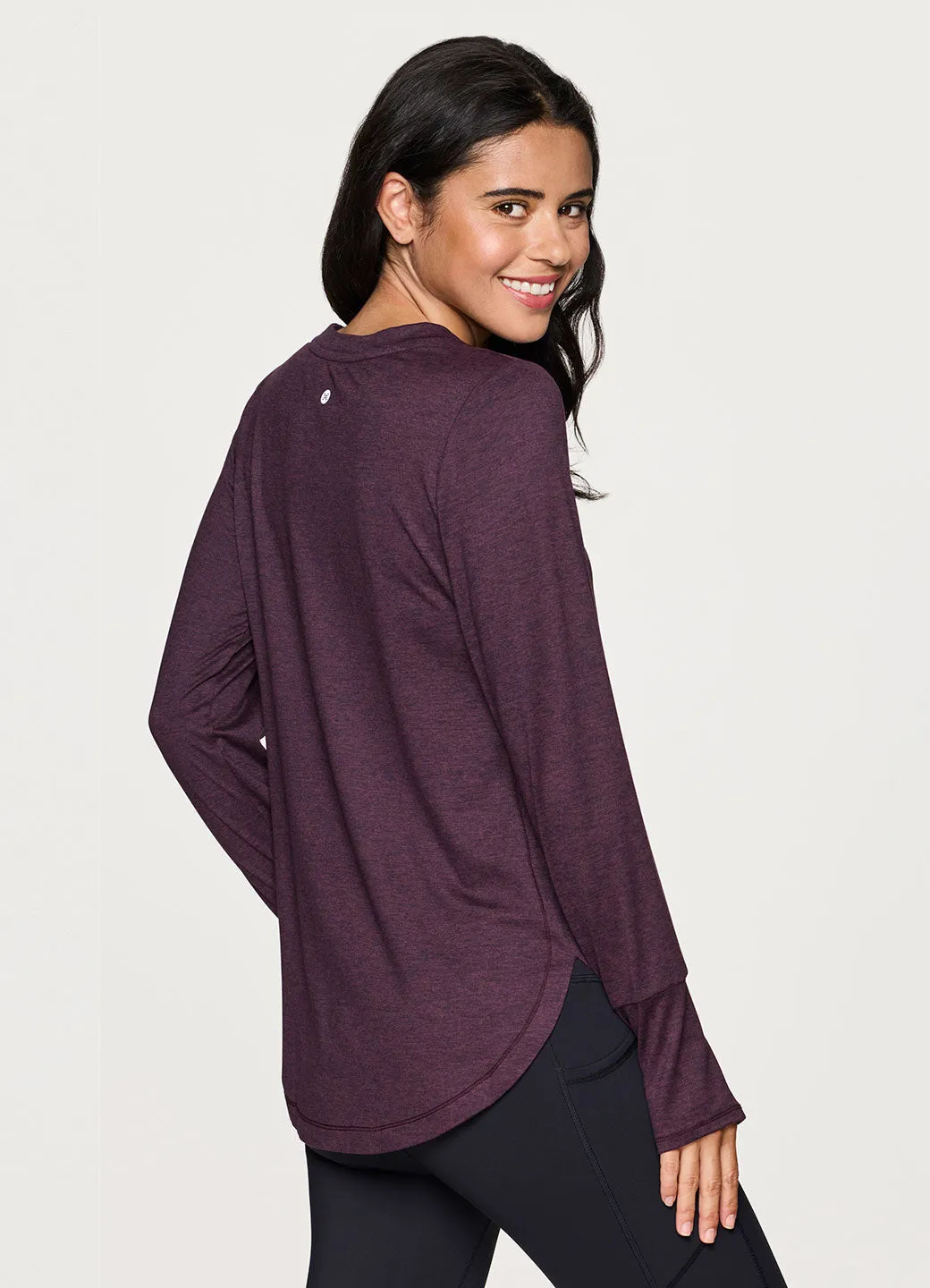 Studio Practice Long Sleeve Tunic Tee