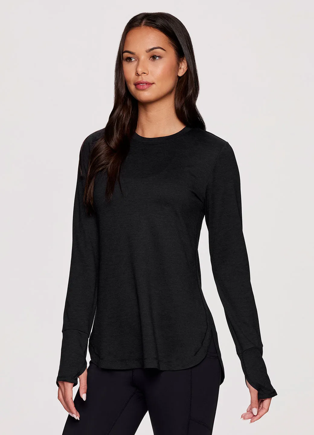 Studio Practice Long Sleeve Tunic Tee