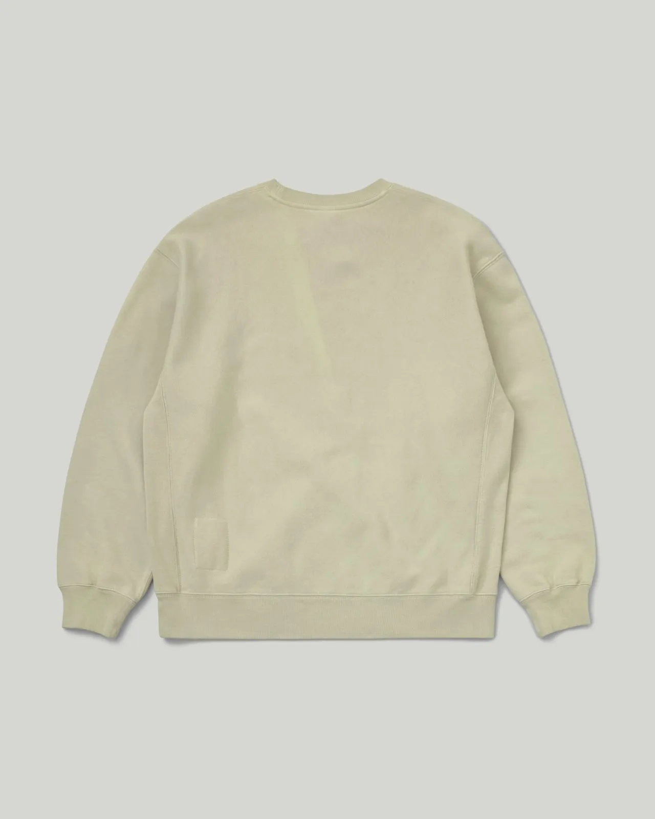 Sun Faded Stock Crewneck Warm Grey