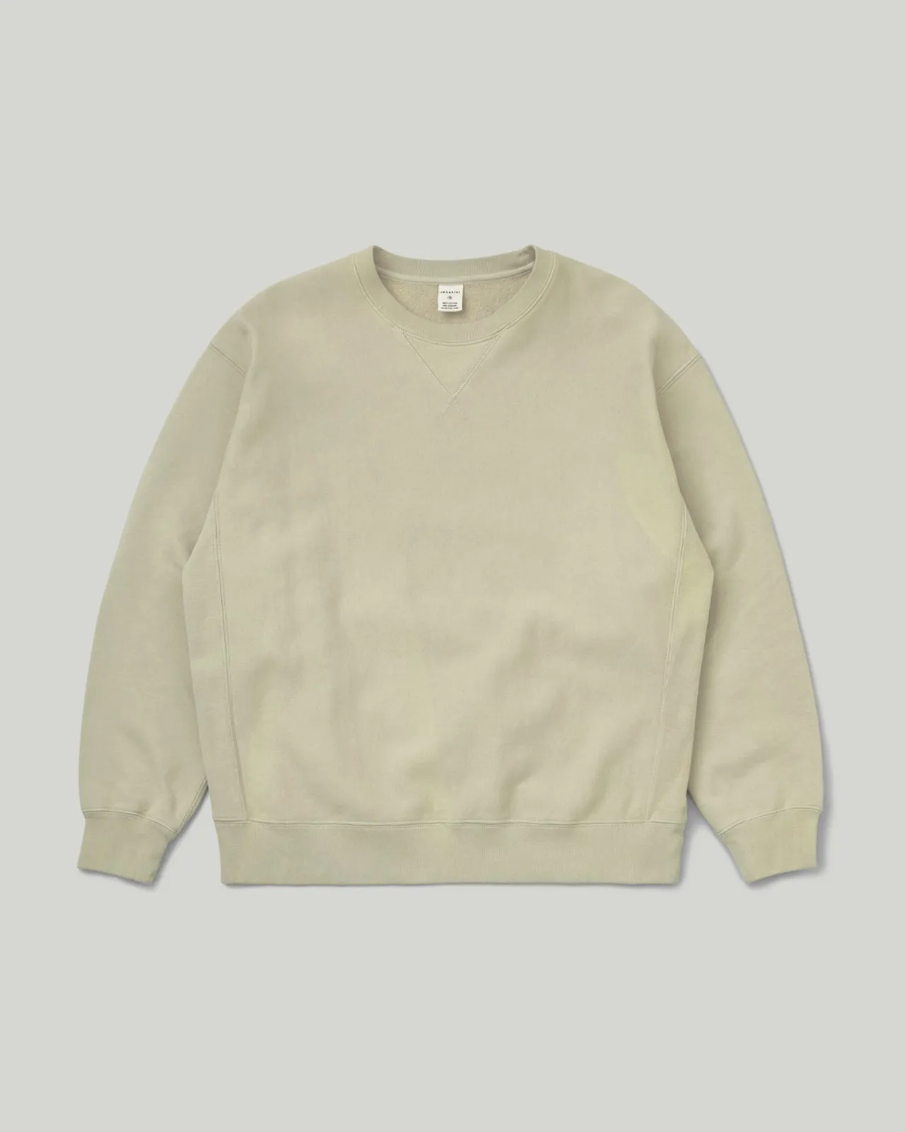 Sun Faded Stock Crewneck Warm Grey