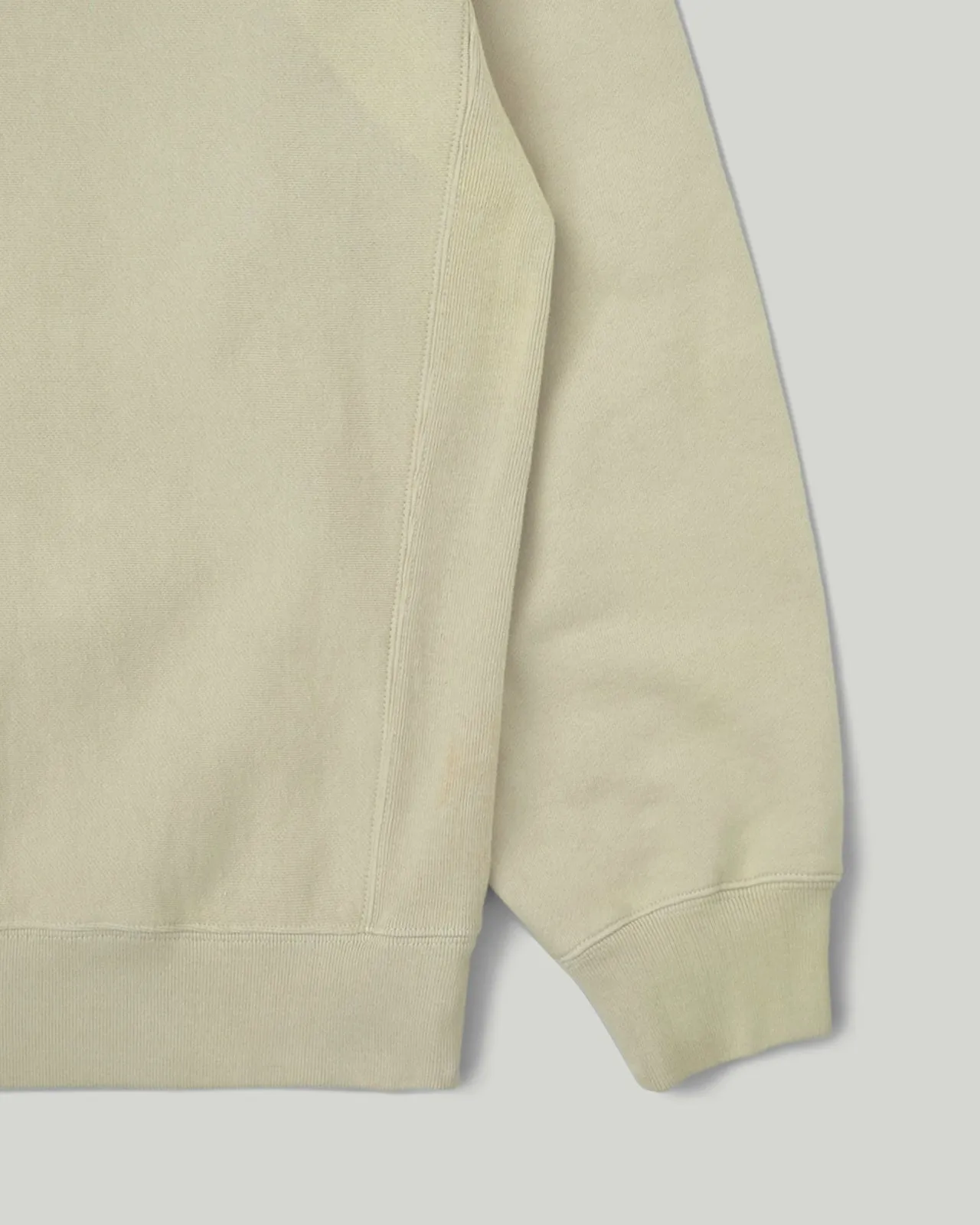 Sun Faded Stock Crewneck Warm Grey