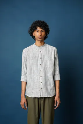 Textured Cotton Men's Full Sleeves Shirt