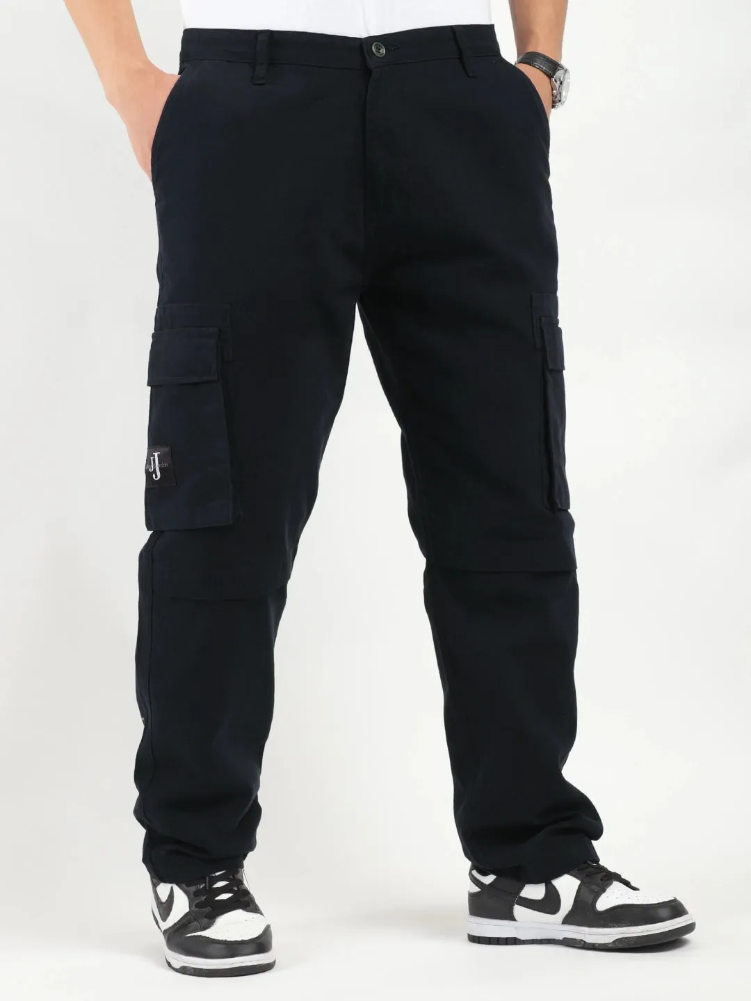 Tornado Full Length Navy Blue Plus size Cargo