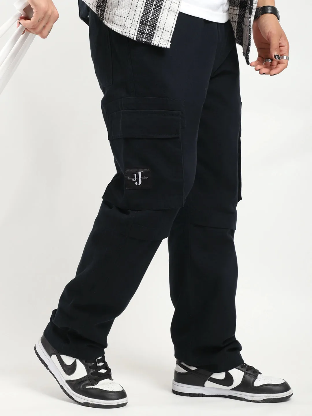 Tornado Full Length Navy Blue Plus size Cargo