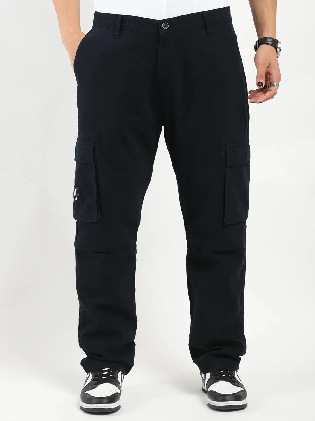 Tornado Full Length Navy Blue Plus size Cargo